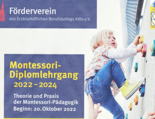 Beginn des Montessori-Diplomlehrgangs in Köln